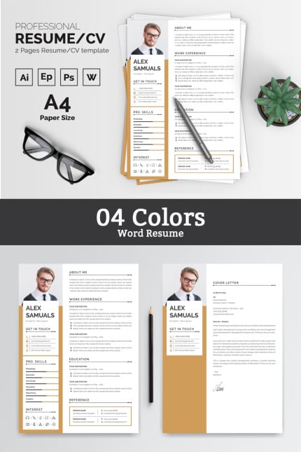 Template #84423 Cv Clean Webdesign Template - Logo template Preview