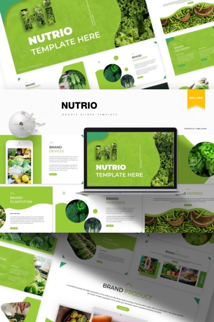 Template #84492 Food Healthy Webdesign Template - Logo template Preview