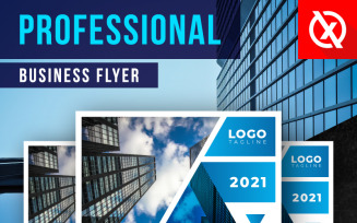 Blue Gradient Business Flyer Design