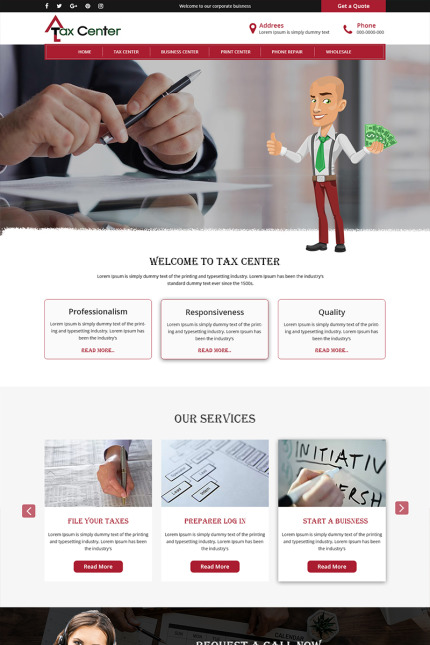 Template #84597 Consultation Company Webdesign Template - Logo template Preview