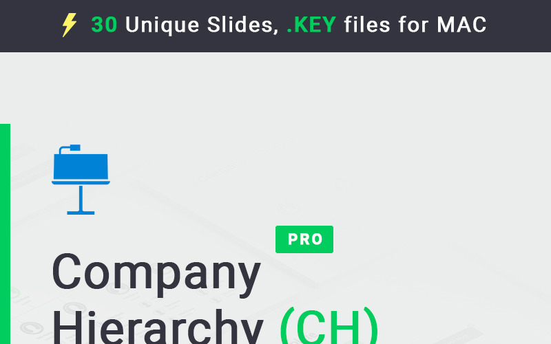 Company Hierarchy - Keynote template Keynote Template