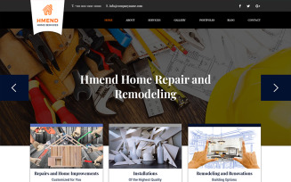 Hmend - Home Remodeling Service PSD Template