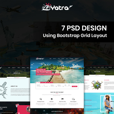 Modello PSD #84593 "Yatra - Travel" #84593