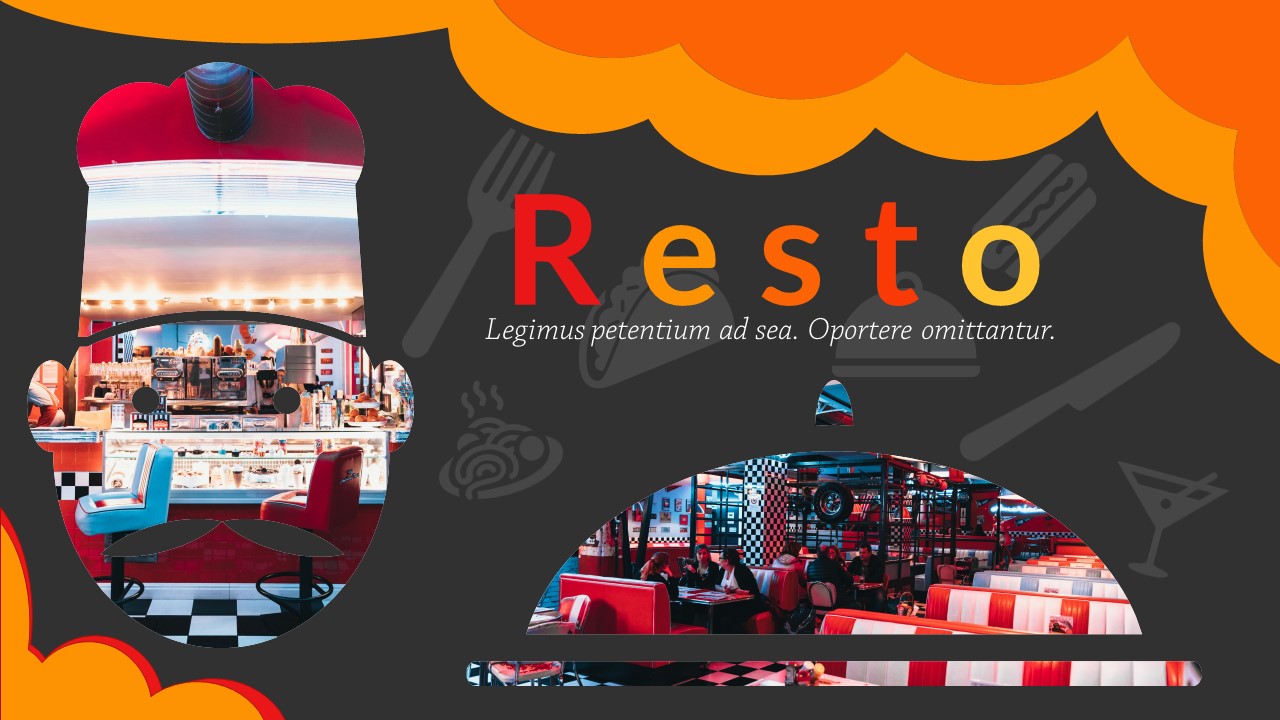 Resto - Unique Restaurant Google Slides - screenshot
