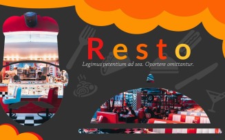 Resto - Unique Restaurant Google Slides