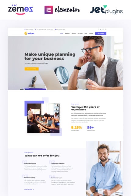 Template #84609 Financial Business Webdesign Template - Logo template Preview