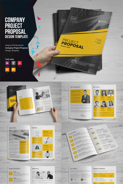 Template #84637 Project Proposals Webdesign Template - Logo template Preview