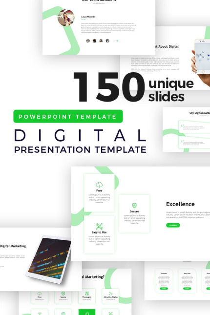 Template #84679 Powerpoint Template Webdesign Template - Logo template Preview