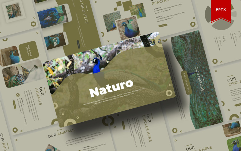 Naturo | PowerPoint template PowerPoint Template