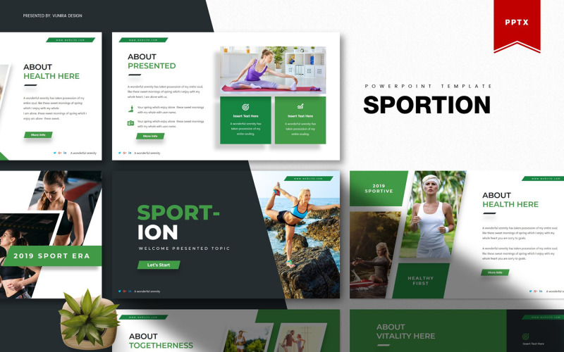 Sportion | PowerPoint template PowerPoint Template
