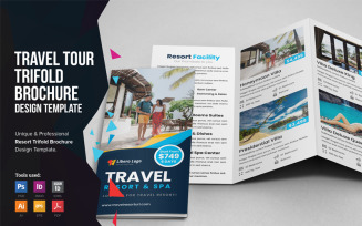 TourX - Travel Trifold Brochure - Corporate Identity Template