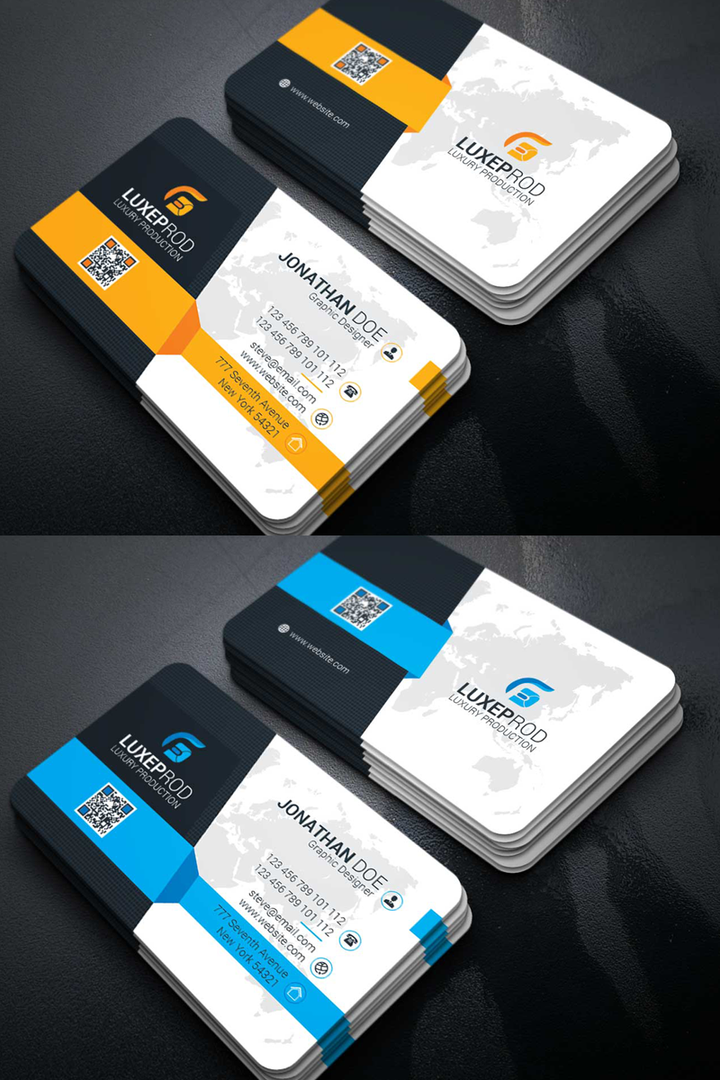 Luxe Business Card - Corporate Identity Template
