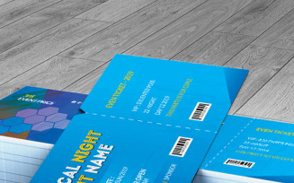 Water Cleen Event Ticket - Corporate Identity Template