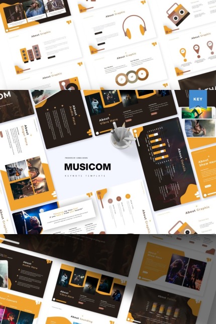 Template #84808 Musical Sound Webdesign Template - Logo template Preview