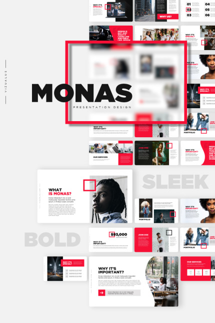 Kit Graphique #84840 Presentation Monas Web Design - Logo template Preview