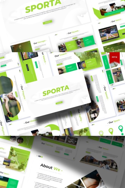 Template #84852 Ball Sport Webdesign Template - Logo template Preview
