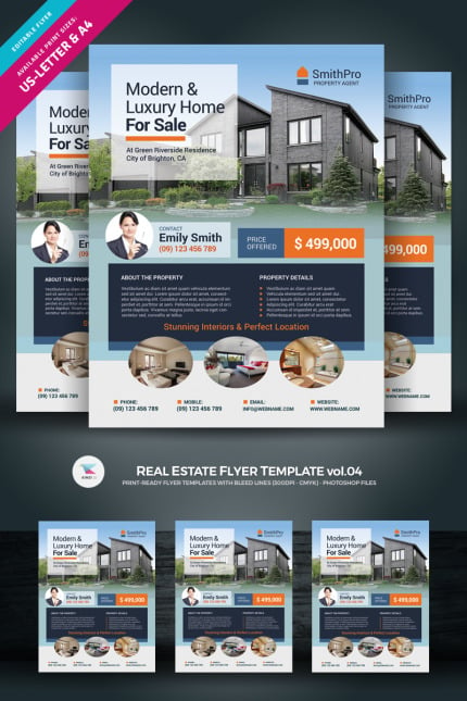 Template #84883 Estate Home Webdesign Template - Logo template Preview