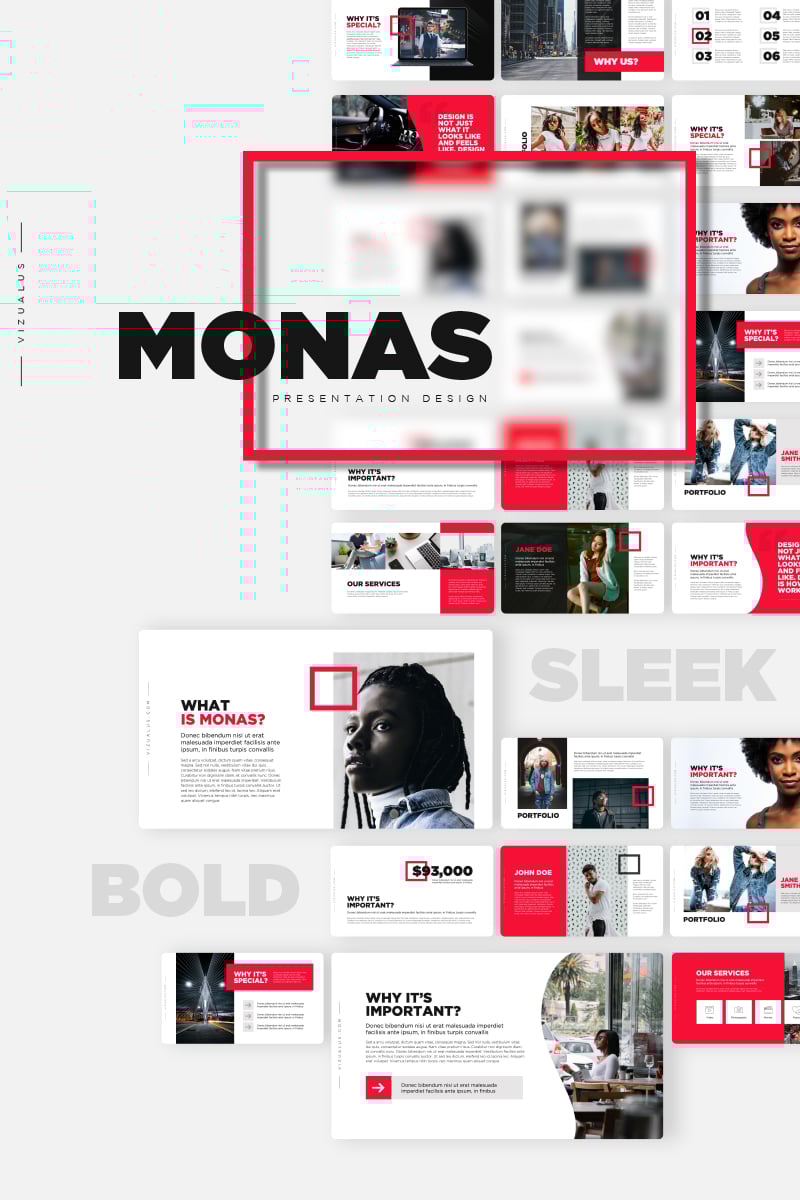 PowerPoint Vorlage namens "Monas" #84840