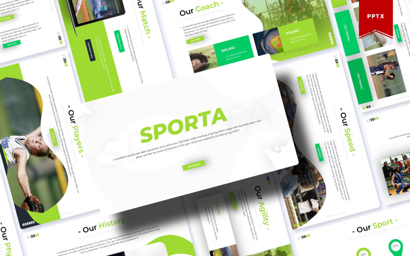 Sporta | PowerPoint template PowerPoint Template