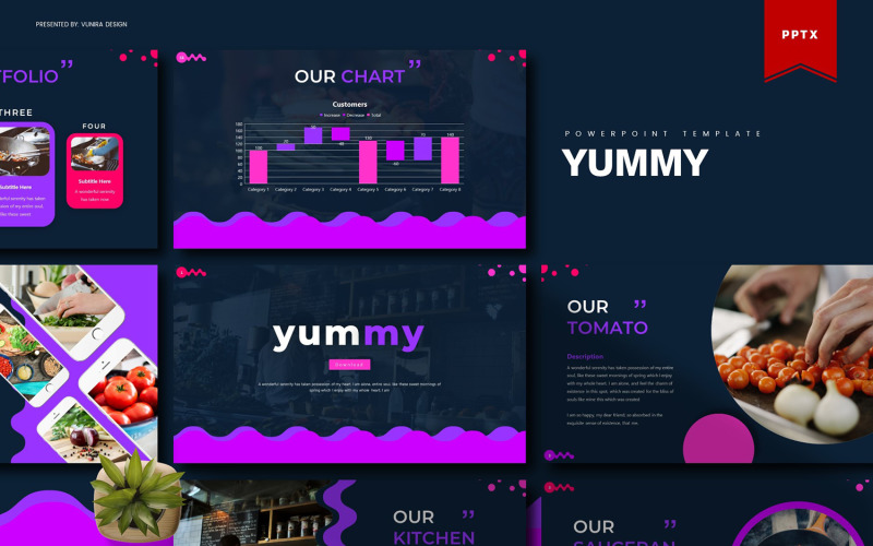 Yummy | PowerPoint template PowerPoint Template