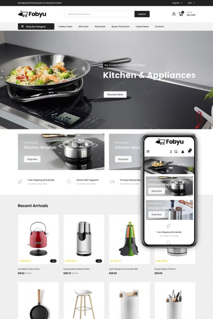 Template #84928 Home Appliances Webdesign Template - Logo template Preview