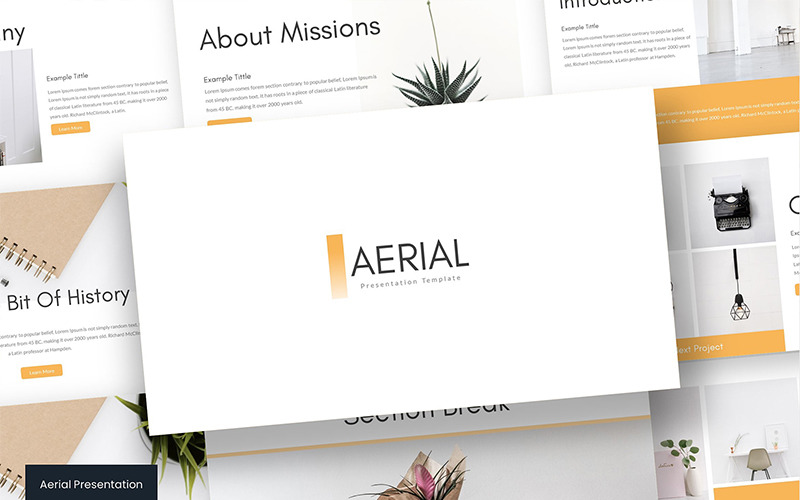 Aerial - PowerPoint template PowerPoint Template