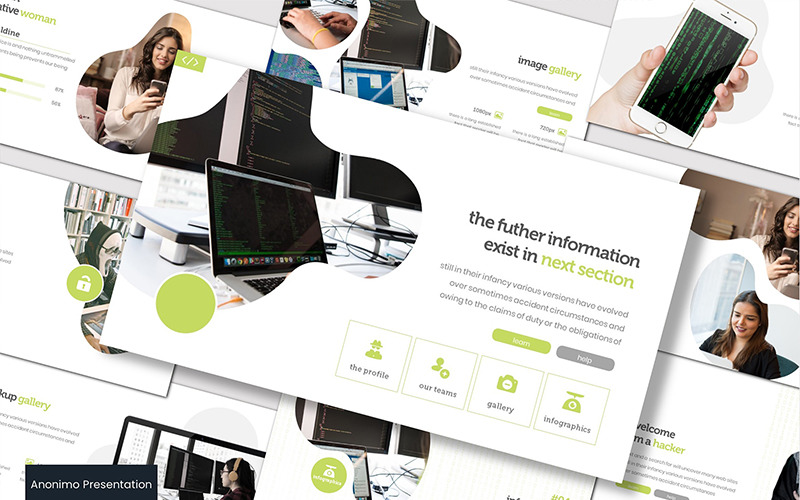 Anonimo - PowerPoint template PowerPoint Template
