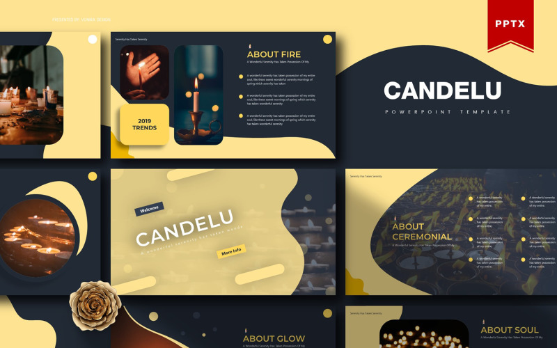Candelu | PowerPoint template PowerPoint Template