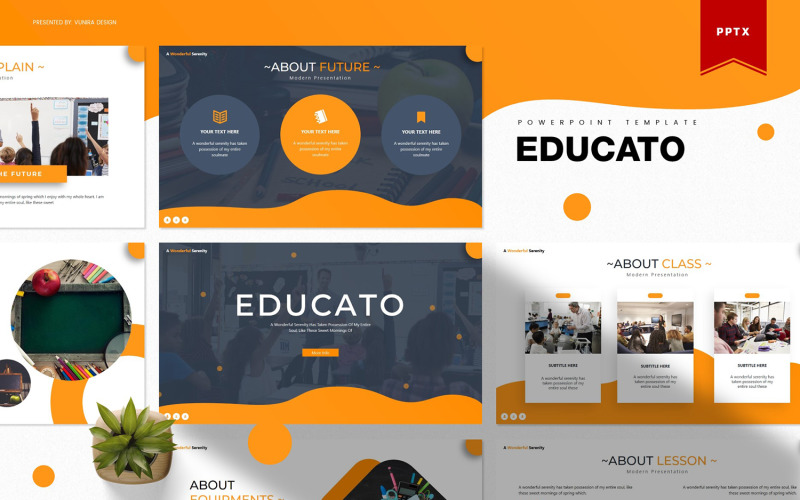Educato | PowerPoint template PowerPoint Template