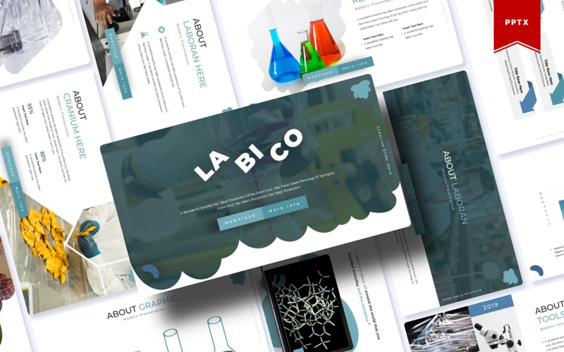 LA BI CO | PowerPoint template PowerPoint Template