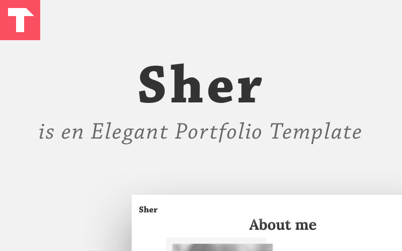 Sher - Responsive Portfolio Website Template