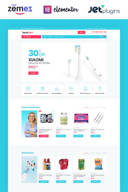 Template #85001 Drug Vitamins Webdesign Template - Logo template Preview