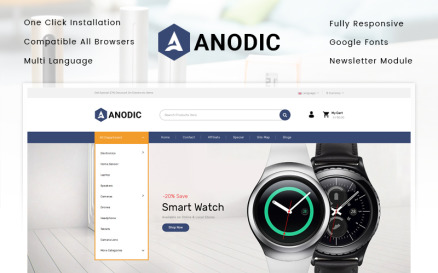 Anodic - Electronics Store OpenCart Template