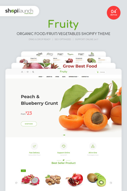 Template #85088 Vegetables Store Webdesign Template - Logo template Preview