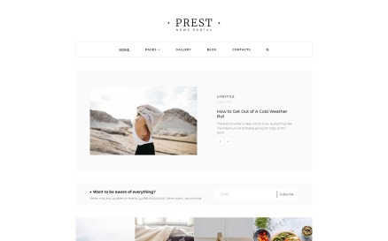 Prest - News Portal Multipage Creative Joomla Template