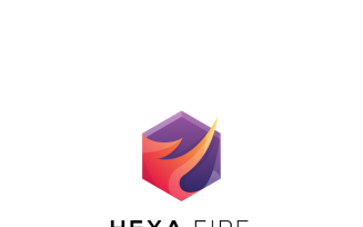 Hexa Fire Logo Template
