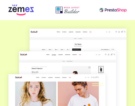 StyleLoft - T-Shirts Store Ecommerce Bootstrap Clean PrestaShop Theme