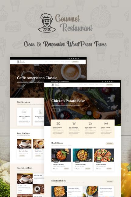 Template #85189 Bistro Cafe Webdesign Template - Logo template Preview