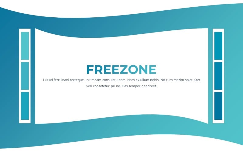 Freezone - Creative Business PowerPoint template PowerPoint Template