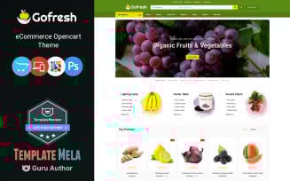 Gofresh - Grocery Store and Fruits and Vegetables Store OpenCart Template