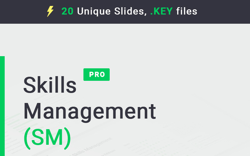 Skills Management - Keynote template Keynote Template