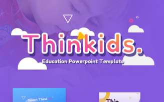 Thinkids - Fun Games & Education PowerPoint template