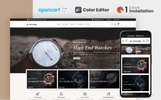 Watch And Accessories Store OpenCart Template