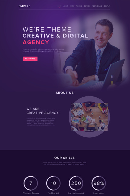 Template #85241 Creative Agency Webdesign Template - Logo template Preview