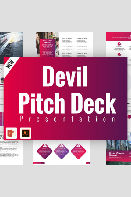 Kit Graphique #85256 #devil #pitch Web Design - Logo template Preview