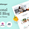 Molley Belanger - Food blog for storytelling WordPress Theme