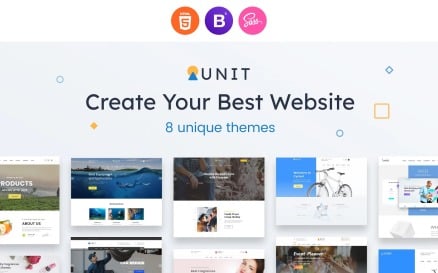 Unit - Multipurpose Modern Bootstrap 4 Website Template