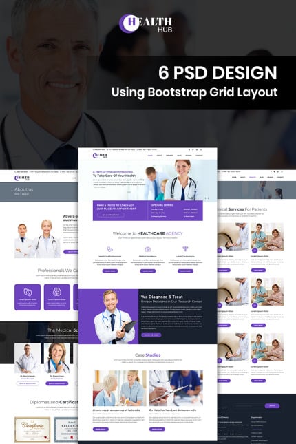 Template #85287 Medical Doctor Webdesign Template - Logo template Preview
