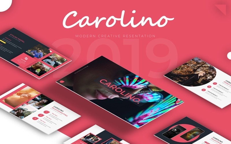 Carolino Modern PowerPoint template PowerPoint Template