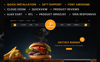 Tostitos Food Store OpenCart Template